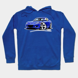 Mazda RX8 Blue Hoodie